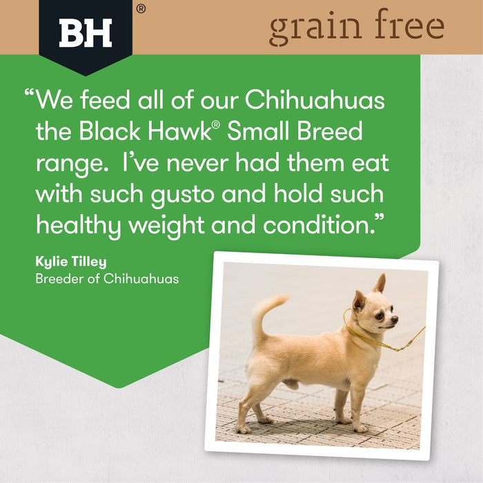 Black Hawk Grain Free Chicken Small Breed Dry Dog Food 2.5kg