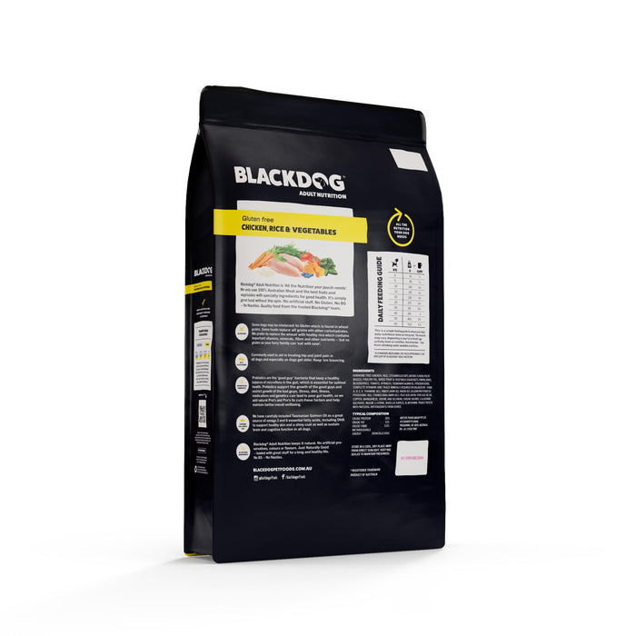 Blackdog Chicken Rice and Vegetables Adult Dry Dog Food 2.5kg