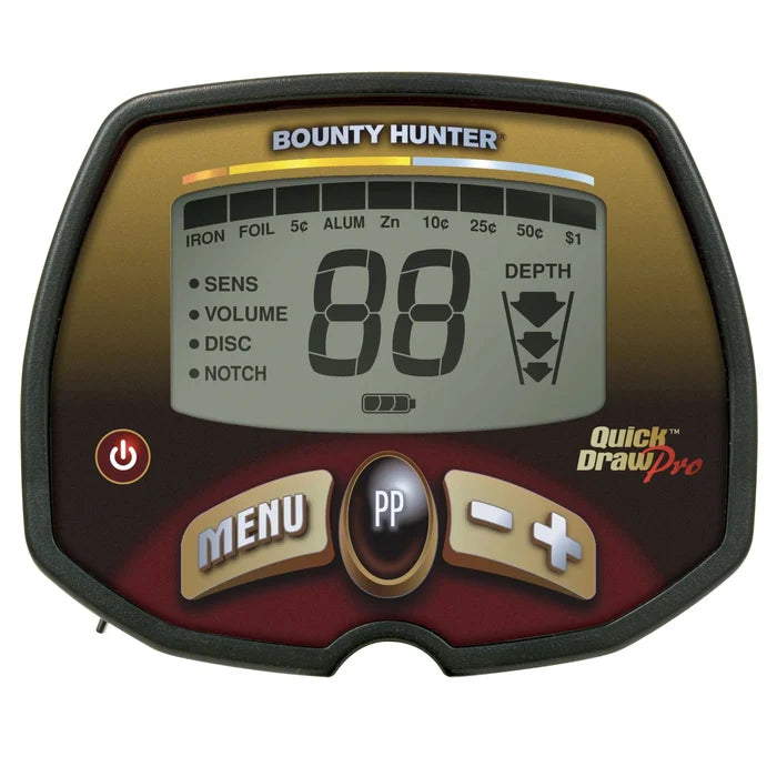 Bounty Hunter Quick Draw Pro Metal Detector With Pinpoint Mode and Depth Indication