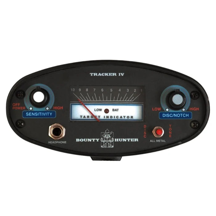 Bounty Hunter TK4 Tracker IV Metal Detector with Waterproof 8-Inch Coil