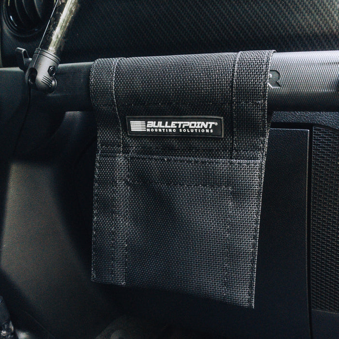 Bulletpoint Multi-Purpose Grab Bar Mesh Storage Bag with Hook & Loop Fastener
