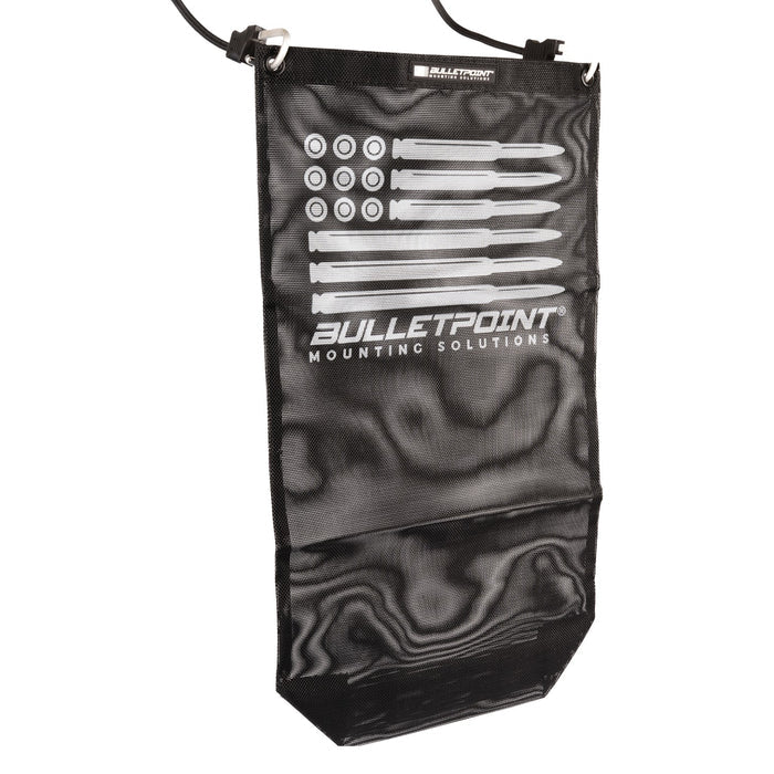 Bulletpoint Spare Tire Hanging Mesh Bag with Dual Carabiner Bungee Cord
