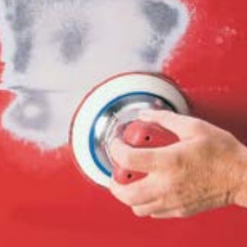 Carborundum Red 6 in 600 Grit Grip-on Sanding Disc, Box of 100 -20275---Eagle National Supply