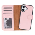 Carter Detachable Leather iPhone 17 Wallet Case, Pink - BlackBrook Case