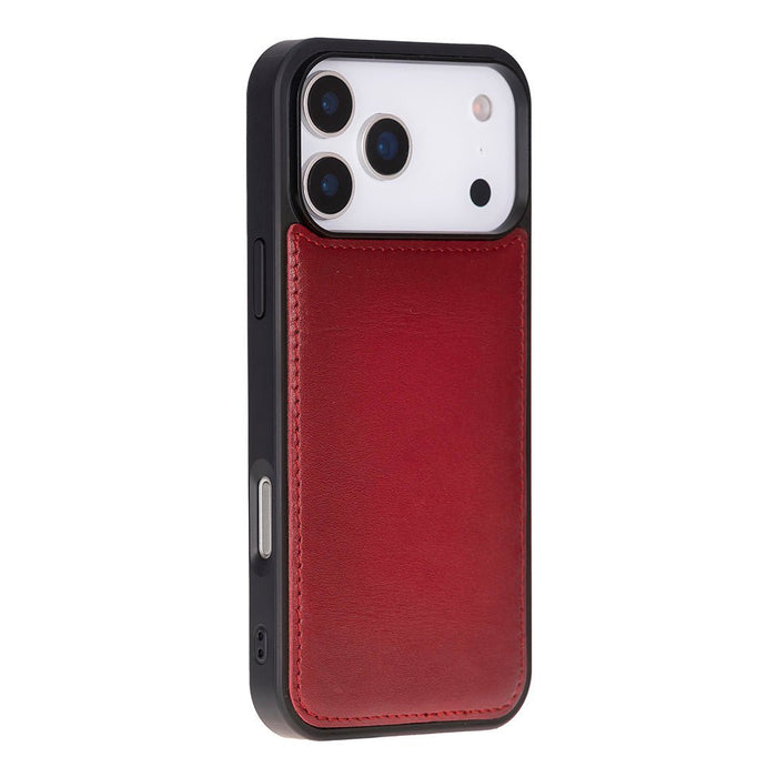 Carter Detachable Leather iPhone 18 Pro Wallet Case, Red - BlackBrook Case