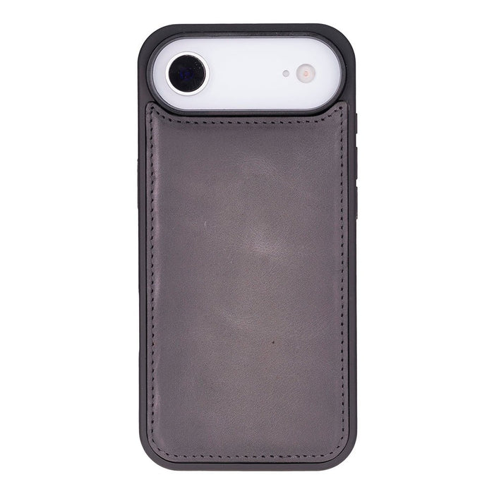 Carter Detachable Leather iPhone Air Wallet Case, Gray - BlackBrook Case