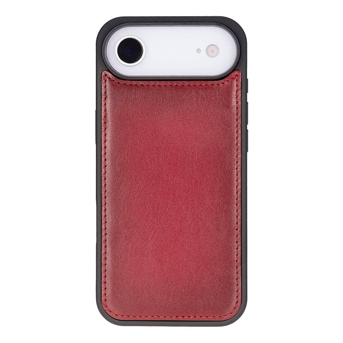 Carter Detachable Leather iPhone Air Wallet Case, Red - BlackBrook Case