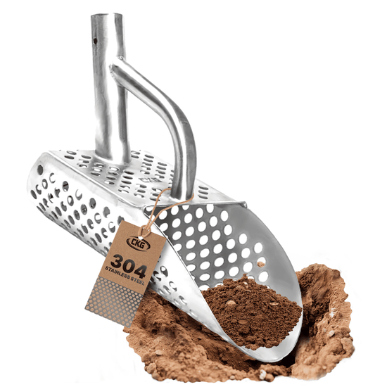 CKG 12x5 Universal Sand Scoop - Stainless Steel