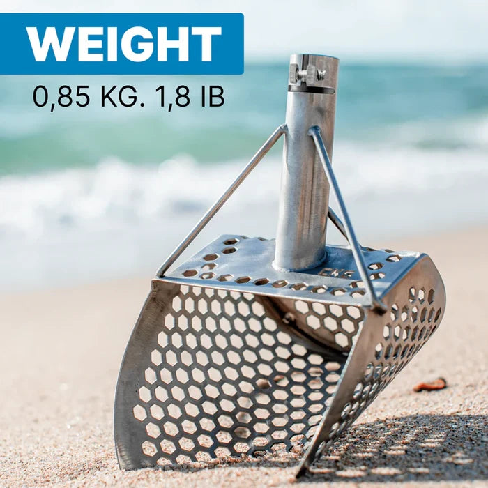 CKG 9x6" Sand Scoop - Stainless Steel