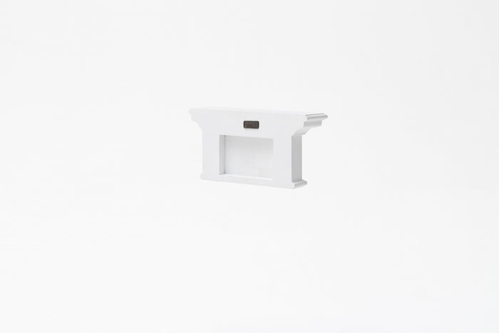 Classic White Two Hook Hanging Coat Rack