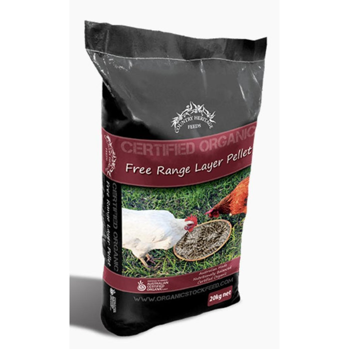 Country Heritage Organic Free Range Layer Pellet 20kg-Habitat Pet Supplies