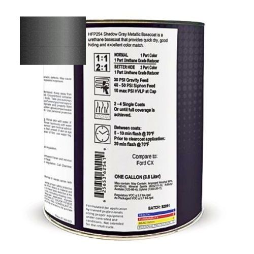Dark Shadow Gray Metallic Ford CX Basecoat Paint, Gallon - HFP254 - 1 - Eagle National Supply