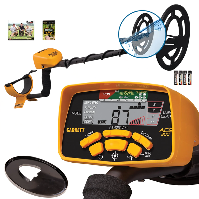 Demo Box - Garrett ACE 300 Metal Detector For Coins & Relics
