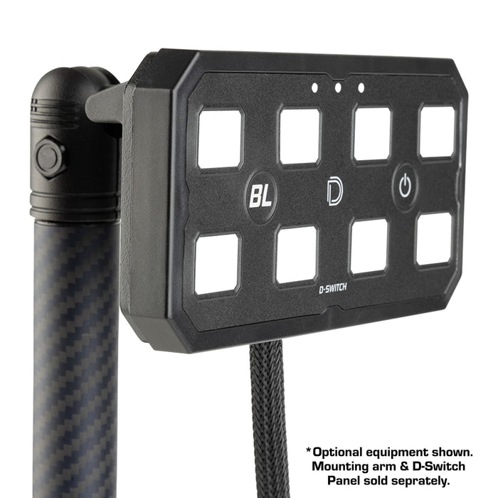 Diode Dynamics D-Switch 8-Channel Switch Panel Mount with 20mm Connector End Nubby Edition