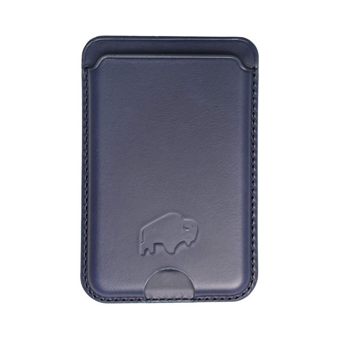 Duke Leather MagSafe Wallet, Deep Blue - BlackBrook Case
