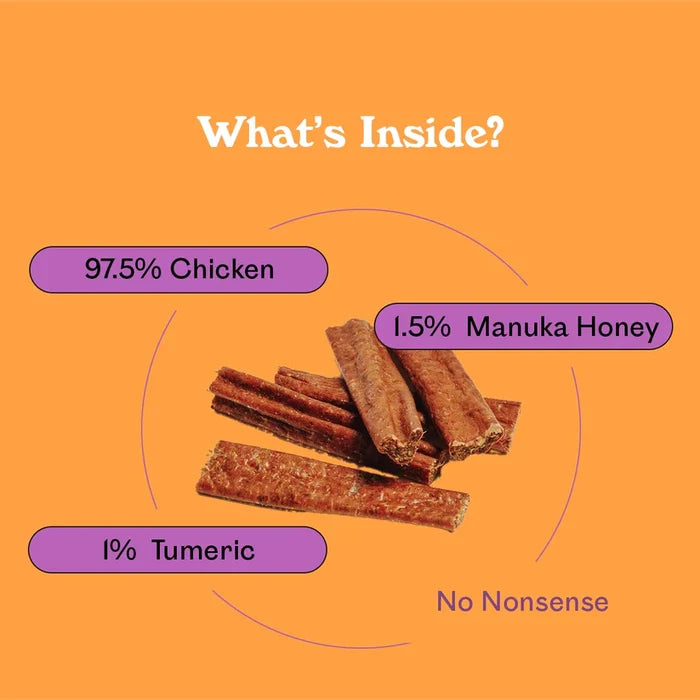 Eureka Honey Infused Chicky Chews Dog Treat 9 Pack