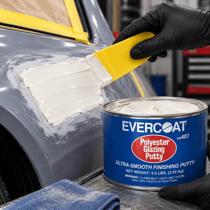 EVERCOAT® 100407 Polyester Glazing Putty, 5.5 lb Can, White -407 - Eagle National Supply