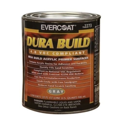 EVERCOAT® 102273 Fast Drying Dura Build Acrylic Primer, 1 Qt Can, Gray -2273---Eagle National Supply