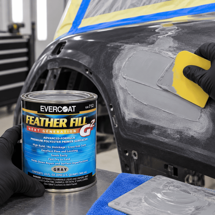 EVERCOAT® FEATHER FILL G2 100712 Polyester Primer Surfacer, 1 Qt -712 - Eagle National Supply