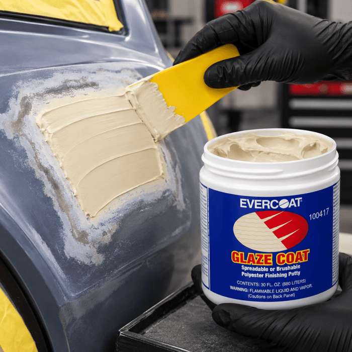 EVERCOAT GLAZE COAT 100417 Flexible Polyester Glazing Putty, 30 oz Pump -417 - Eagle National Supply