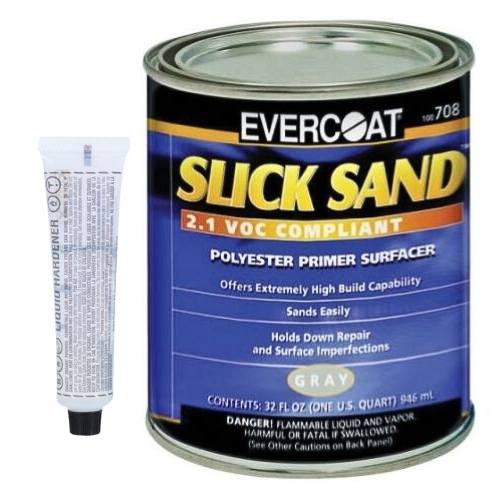EVERCOAT SLICK SAND 100708 Extra High - Build Primer Surfacer, Qt - 708 - Eagle National Supply