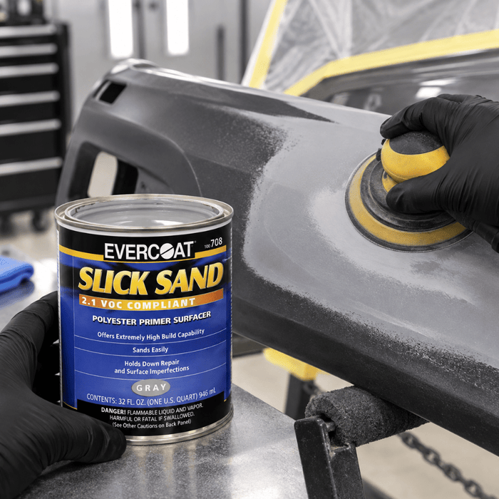 EVERCOAT SLICK SAND 100708 Extra High-Build Primer Surfacer, Qt -708 - Eagle National Supply