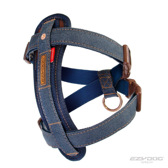 EzyDog Chestplate Dog Harness Denim Medium
