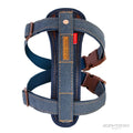 EzyDog Chestplate Dog Harness Denim Small-Habitat Pet Supplies