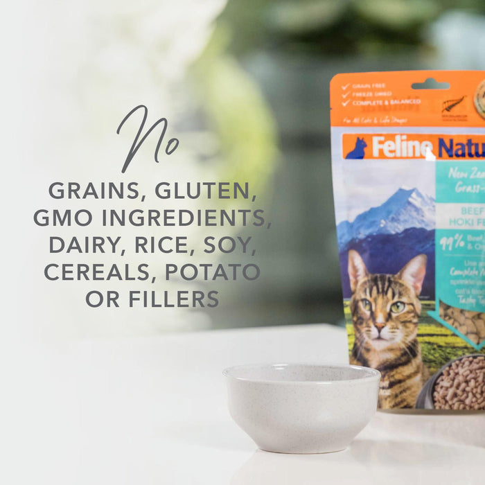 Feline Natural Lamb and Salmon Feast Freeze Dried Cat Food 320g