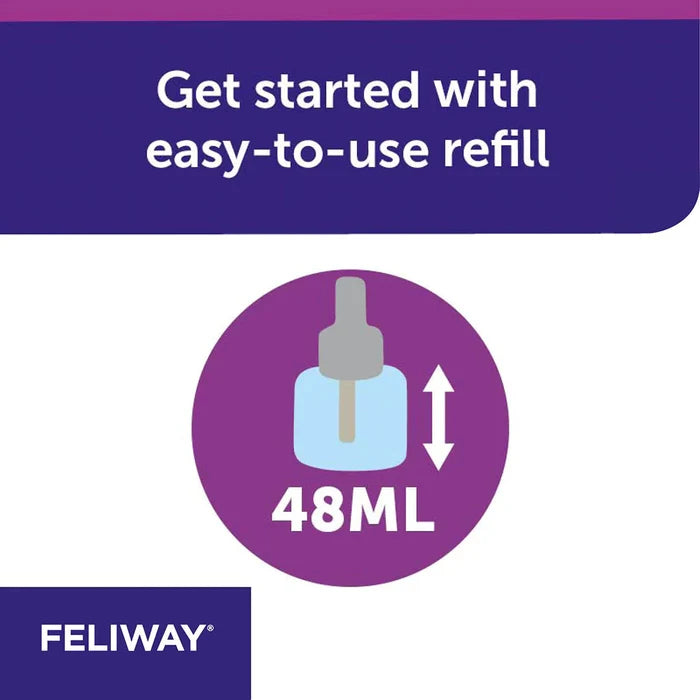 Feliway Pheromone Diffuser Refill for Cats 48ml 3 Pack