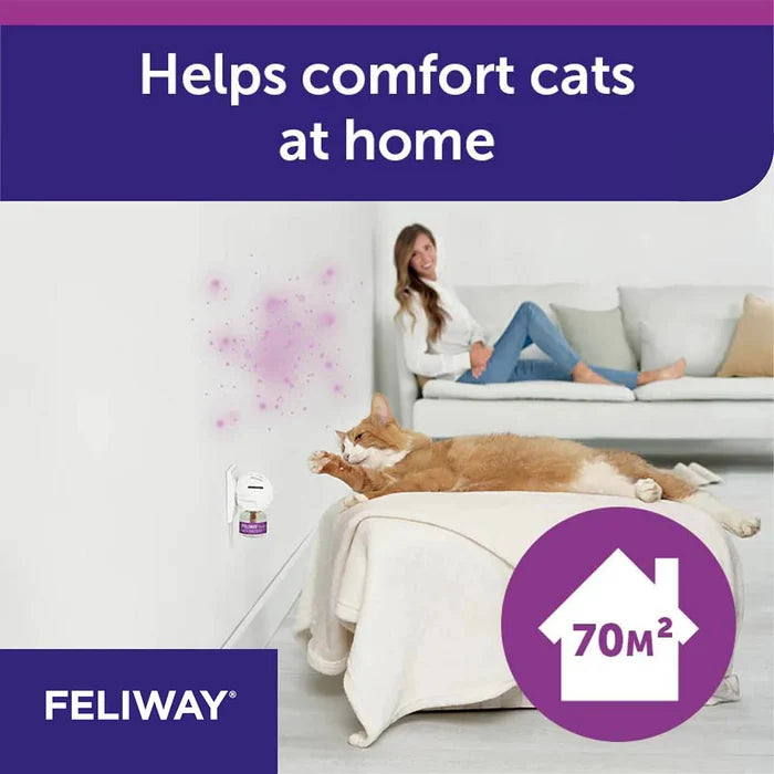 Feliway Pheromone Diffuser Refill for Cats 48ml 3 Pack