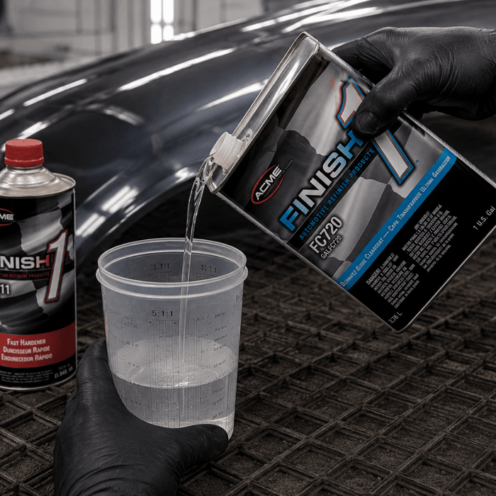 Finish 1 Acme FC720 4:1 Ultimate Clearcoat + FH611 Fast Hardener Kit -FC720-1+FH611-4 - Eagle National Supply