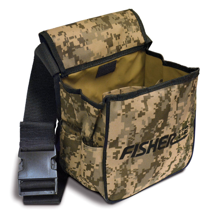 Fisher Camouflage Metal Detecting Finds Pouch