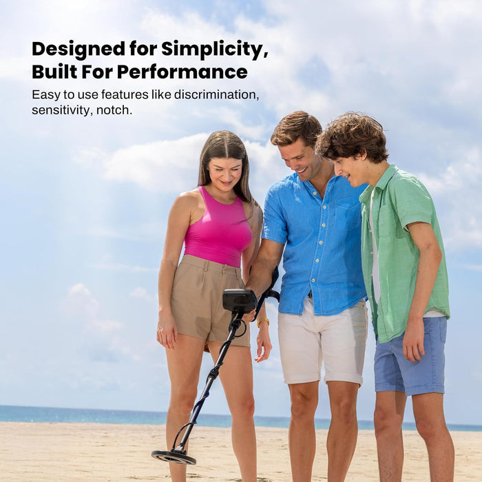 Fisher F22 Weatherproof Metal Detector with 9" 0r 11" Waterproof Search Coil