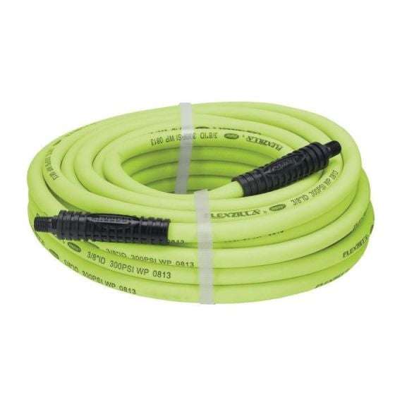 Flexzilla® HFZ3850YW2 Lightweight Air Hose, 3/8 in x 50 ft Green ---Eagle National Supply