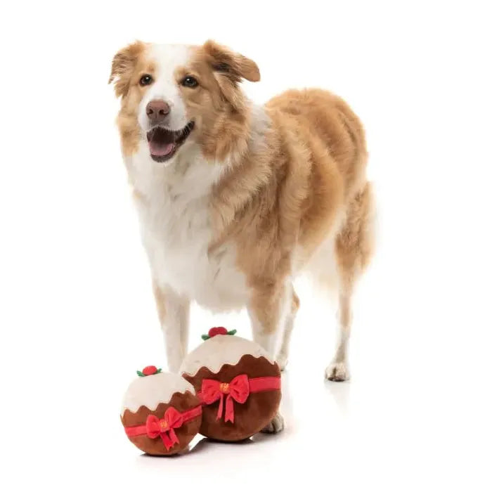 Fuzzyard Christmas Merry Puddin Dog Toy Large ***