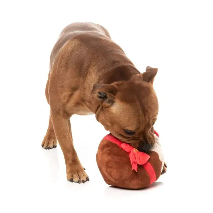 Fuzzyard Christmas Merry Puddin Dog Toy Large ***