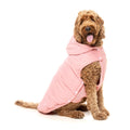 FuzzYard Dog Apparel Essential Padded Hooded Jacket Pink Size 5 ***-Habitat Pet Supplies