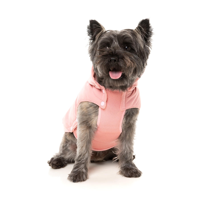 FuzzYard Dog Apparel Essential Padded Hooded Jacket Pink Size 5 ***