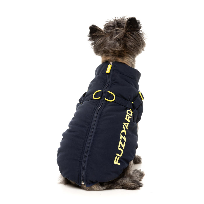 FuzzYard Dog Apparel Harness Jacket Horizon Navy Size 3 ^+^