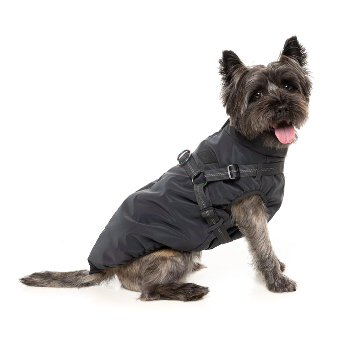 FuzzYard Dog Apparel Harness Jacket Reflective Flash Size 3-Habitat Pet Supplies