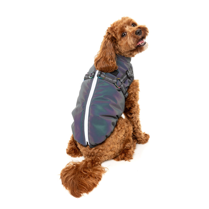 FuzzYard Dog Apparel Harness Jacket Reflective Flash Size 4