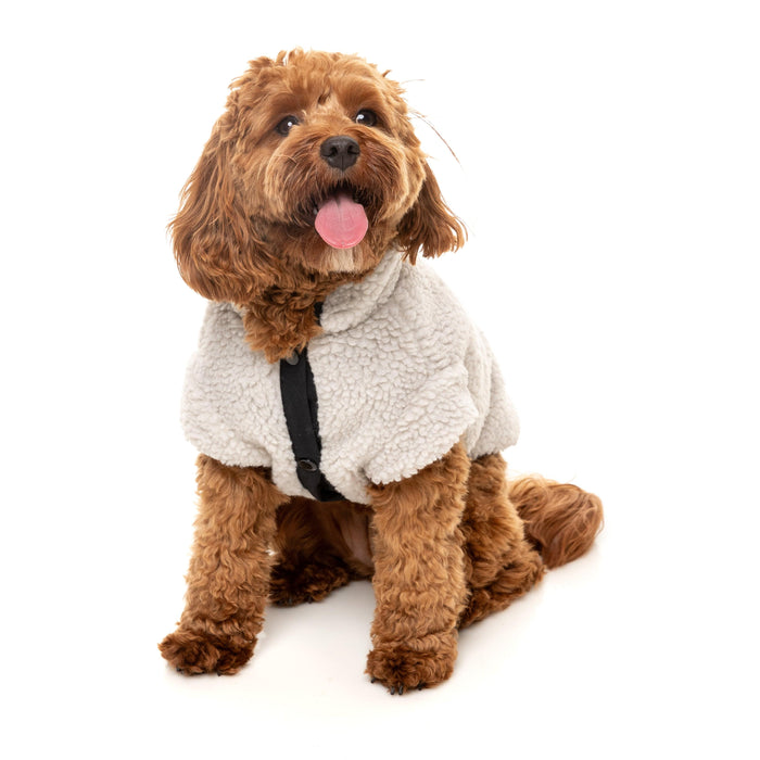FuzzYard Dog Apparel Jacket Basecamp Stone Size 5 ***