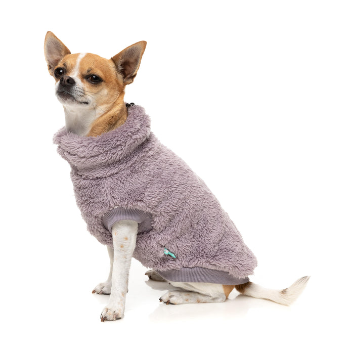 FuzzYard Dog Apparel Turtle Teddy 25 Sweater Lavender Size 3 ^+^