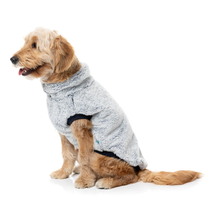 FuzzYard Dog Apparel Turtle Teddy 26 Sweater Frosted Navy Size 3