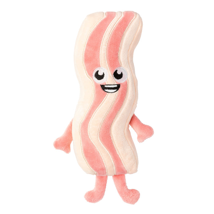 FuzzYard Meatheads Kevin Bacon Soft Dog Toy-Habitat Pet Supplies