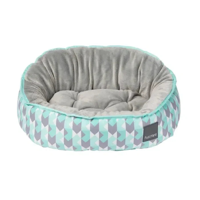 Fuzzyard Reversible Dog Bed Mint Fizz Medium-Habitat Pet Supplies
