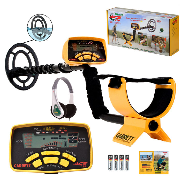 Garrett ACE 250 Metal Detector with Headphones