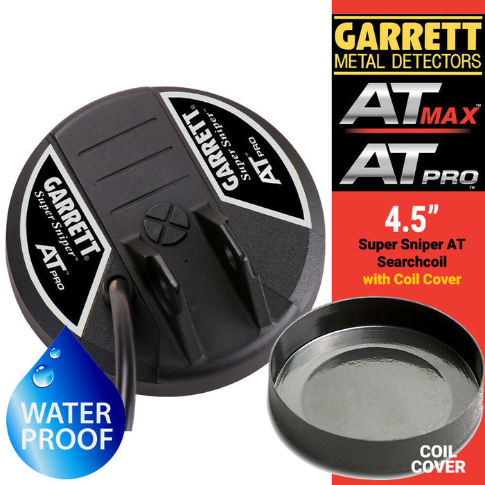 Garrett AT Series 4.5" Super Sniper Submersible Search Coil with Cover