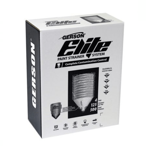 GERSON Elite 125 Micron Extra Fine Mesh Paint Strainer, 500 pc -010914B---Eagle National Supply